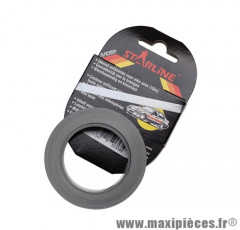 Autocollant liseret argent adaptable 10m x 6mm