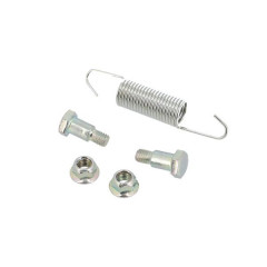 Axe béquille centrale adaptable avec ressort pour cyclomoteur MBK AV10