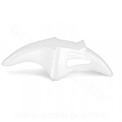 Garde boue avant adaptable blanc pour cyclomoteur F1