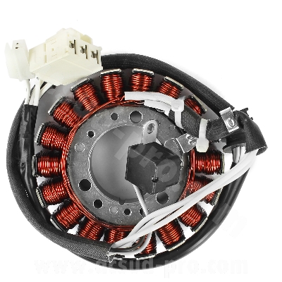 Stator allumage adaptable 18 poles pour maxi scooter 500cc Yamaha TMAX 2004-2007 (OEM : 5VU-81410-0200)