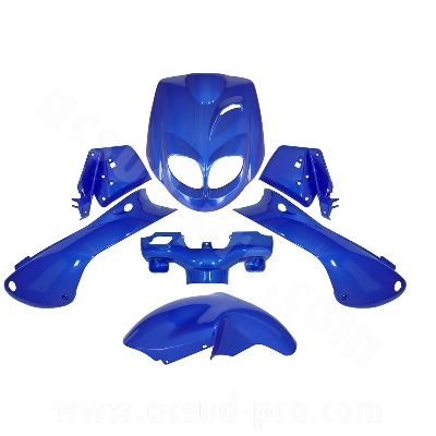 Kit carrosserie adaptable bleu métal 7 pièces pour Peugeot Trekker