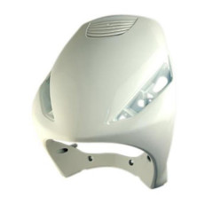 Tablier avant adaptable blanc pour scooter Piaggio Zip 50 2T Air