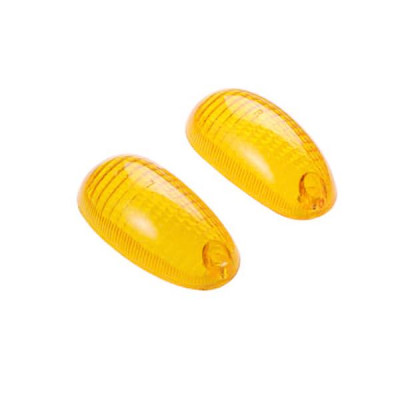 Cabochons clignotants avant orange adaptable x2 Piaggio Typhoon 50 après 2006, NRG MC1/MC2