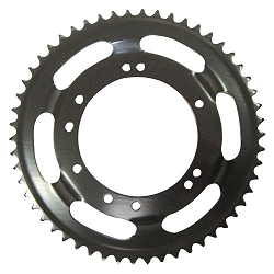 Couronne adaptable 52 dents 11 trous diamètre 94 mm pour cyclomoteur Peugeot 103