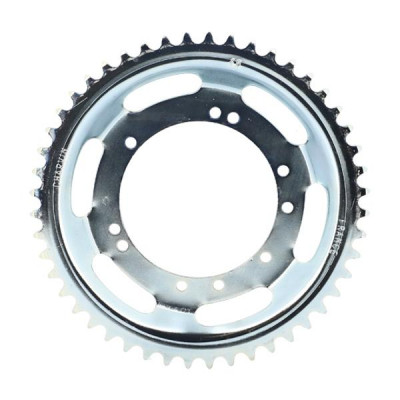 Couronne adaptable 48 dents acier 10 trous pour cyclomoteur Peugeot 103