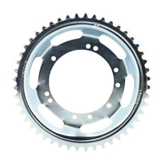 Couronne adaptable 48 dents acier 10 trous pour cyclomoteur Peugeot 103