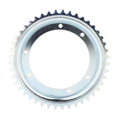 Couronne 44 dents adaptable diamètre 110 mm 6 trous pour cyclomoteurs MBK 65, 85