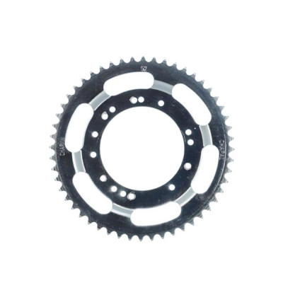 Couronne adaptable 52 dents 10 trous pour cyclomoteur MBK 51S