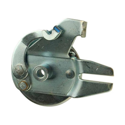 Flasque de frein arrière adaptable nu sans mâchoires diamètre 80 pour cyclomoteur MBK 51