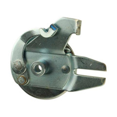 Flasque de frein arrière adaptable nu sans mâchoires diamètre 80 pour cyclomoteur MBK 51