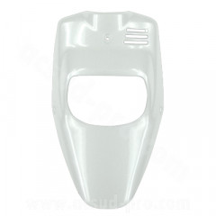 Tablier avant adaptable blanc brillant pour MBK 50 Booster 1999-2003 / Yamaha 50 BWS 1999-2003