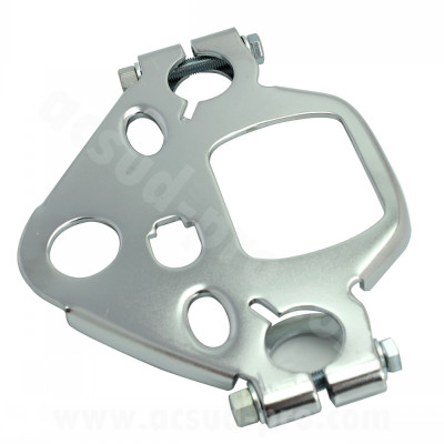 Platine supérieure de fourche adaptable gris Peugeot 103 MVL