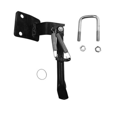 Béquille latérale adaptable noir pour scooter MBK 50 Ovetto 2T/4T et Yamaha 50 Neos 2T/4T après 2008