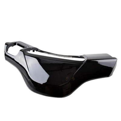Couvre guidon adaptable noir brillant MBK 50 Booster 2004+ / Yamaha 50 BWS 2004+