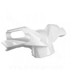 Couvre guidon adaptable blanc brillant Peugeot 50 Ludix