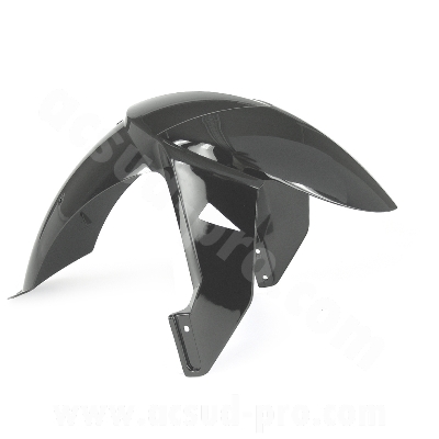 Garde boue avant adaptable noir brillant Peugeot Ludix 10 pouces