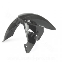 Garde boue avant adaptable noir brillant Peugeot Ludix 10 pouces