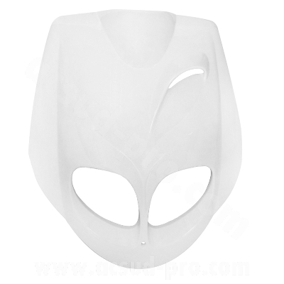 Tablier avant adaptable blanc brillant pour scooter Peugeot 50 TKR, Trekker 2007+