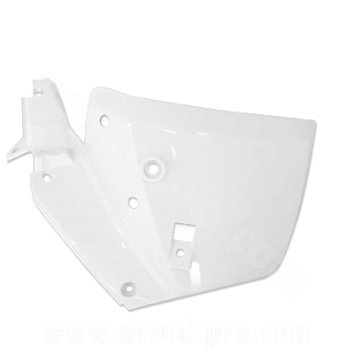Carenage latéral droit adaptable blanc brillant pour scooter Peugeot TKR, Trekker 2007+
