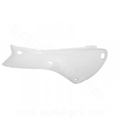 Coque arrière gauche blanc brillant adaptable pour scooter Peugeot TKR, Trekker après 2007