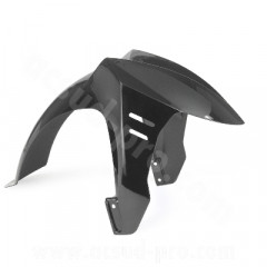 Garde boue avant adaptable noir brillant 14 pouces pour scooter Peugeot Ludix
