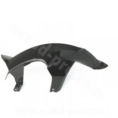 Garde boue arrière adaptable noir brillant 10 pouces pour scooter Peugeot Ludix