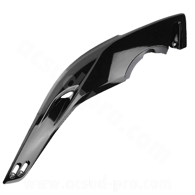 Coque moteur gauche adaptable noir brillant 500cc Yamaha TMAX 2001-2007 (OEM : 5GJ-2171X-00)