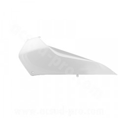 Dessous de tablier gauche adaptable blanc brillant pour maxi scooter 500cc Yamaha TMAX 2008-2011