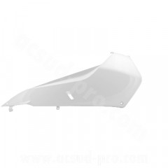 Dessous de tablier droit adaptable blanc brillant pour maxi scooter 500cc Yamaha TMAX 2008-2011