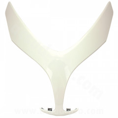 Tablier avant central adaptable blanc brillant 500cc Yamaha TMAX 2008-2011