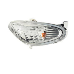Clignotant avant gauche transparent adaptable pour scooter MBK 50 Ovetto/Yamaha 50 Neos 2008+