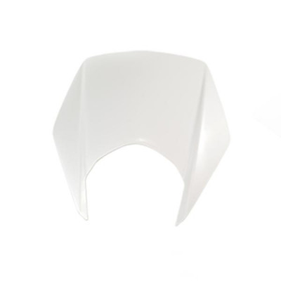 Plaque phare adaptable blanc brillant pour 50 à boite Derbi Senda DRD 2011+