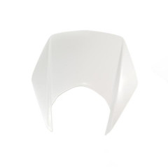 Plaque phare adaptable blanc brillant pour 50 à boite Derbi Senda DRD 2011+