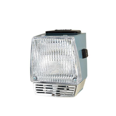 Phare-projecteur adaptable complet bleu 12 volt pour cyclomoteur MBK 88