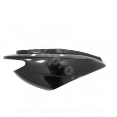 Coque arrière droite adaptable noire métal pour scooter MBK 50 Ovetto 2008-2014 / Yamaha 50 Neos 2008-2014 (OEM : 5C2-F1741-00-P)