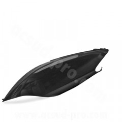 Coque arrière gauche adaptable noir brillant pour scooter MBK Mach G / Yamaha Jog