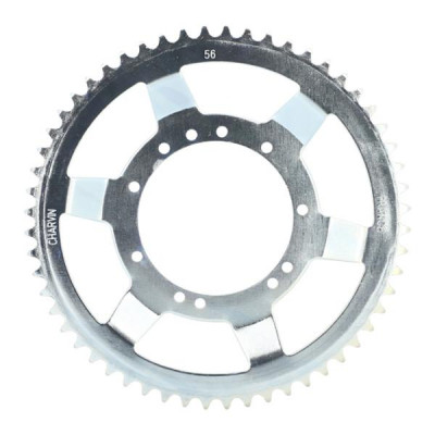 Couronne roue rayons adaptable 11 trous 56 dents Ø94mm pour cyclomoteur MBK 51