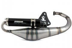 Pot d'échappement Voca Racing silencieux noir pour Scooter 50cc MBK Booster, Stunt-Yamaha BWS, Slide-Aprilia SR