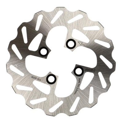 Disque de frein avant Polini 180mm 4 trous MBK 50 Booster après 1999, NG 1995-1998 / Yamaha 50 BWS après 1999, Bump 1995-1998