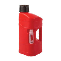 Bidon/jerrican 10L Polisport Prooctane rouge avec tube et bidon 125ml (doseur huile)