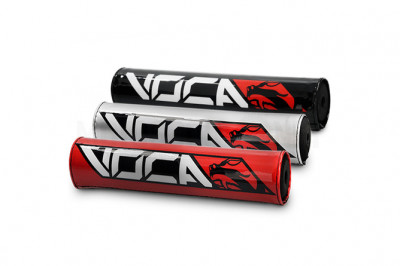 Mousse de guidon Voca Racing 250mm argent pour guidon motocross avec barre