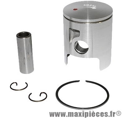 Piston Airsal avec 2 segments pour moteurs Piaggio Euro 3 - compatible Derbi 50 Senda 2006+, GPR 2006+, Gilera 50 SMT 2006+, RCR 2006+