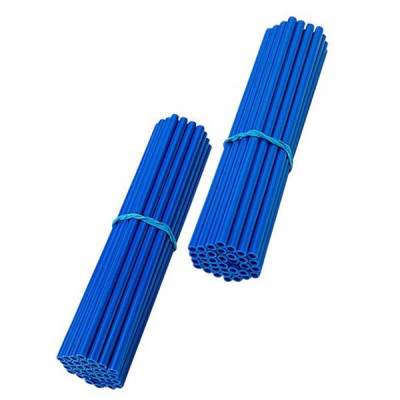 Couvre rayons adaptable 76 pièces bleu (38 rayons pour jante de 19 pouces 190mm/ 38 rayons pour jante de 21 pouces 210mm)