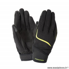 Gants de moto Tucano Urbano Miky taille XXL T12 noir jaune fluo - EN 13594:2015-CE
