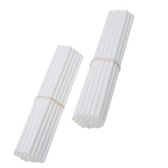 Couvre rayons adaptable 76 pièces blanc (38 rayons pour jante de 19 pouces 190mm/ 38 rayons pour jante de 21 pouces 210mm)