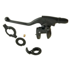 Poignée d'embrayage adaptable noire avec starter annulaire-rotatif pour 50 à boîte Peugeot XP6 1997-2002