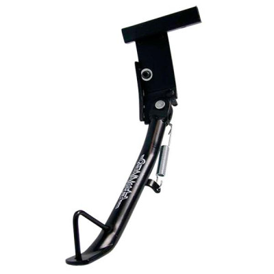 Béquille latérale Buzzetti noire adaptable (moteur Piaggio) pour Aprilia SR 50 Ditech à partir de 2003