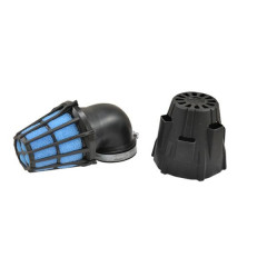 Filtre à air Polini coude 90° noir diamètre 46 référence 203.0098 PHVA