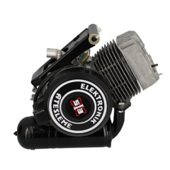 Moteur cyclo adaptable type origine avec échappement + cache allumage Peugeot 103 Vogue