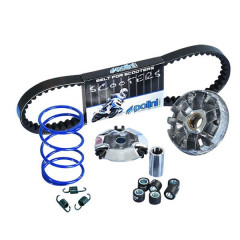 Variateur scooter Polini Hi-Speed KYMCO 50 Agility 4T E3 roues 12 pouces 2016, 4T E4 roues 16 pouces 2019+, Like 50 4T E4 2018+, scooter 50 chinois GY6 (241.745)